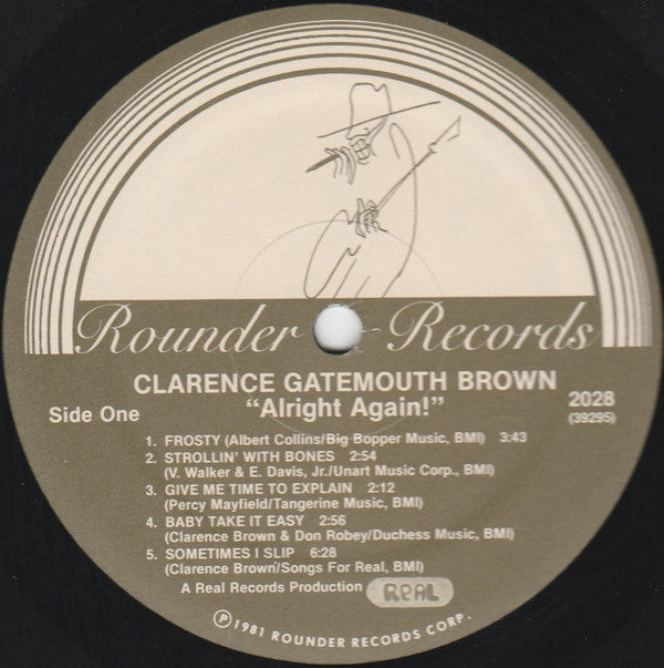 Clarence "Gatemouth" Brown : Alright Again! (LP, Album)