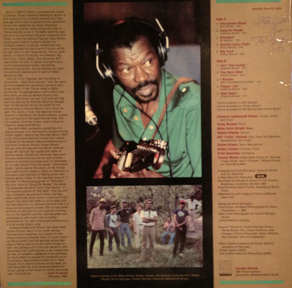 Clarence Gatemouth Brown* : One More Mile (LP, Album)