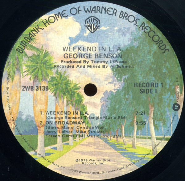 George Benson : Weekend In L.A. (2xLP, Album, Los)