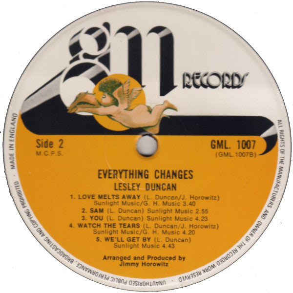 Lesley Duncan : Everything Changes (LP, Album)