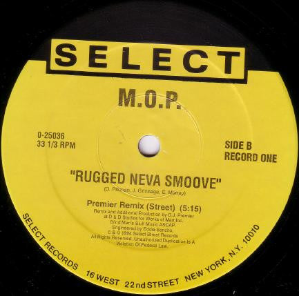 M.O.P. : Rugged Neva Smoove (2x12", Single)