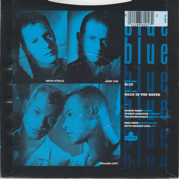 Fine Young Cannibals : Blue (7", Single, Inj)