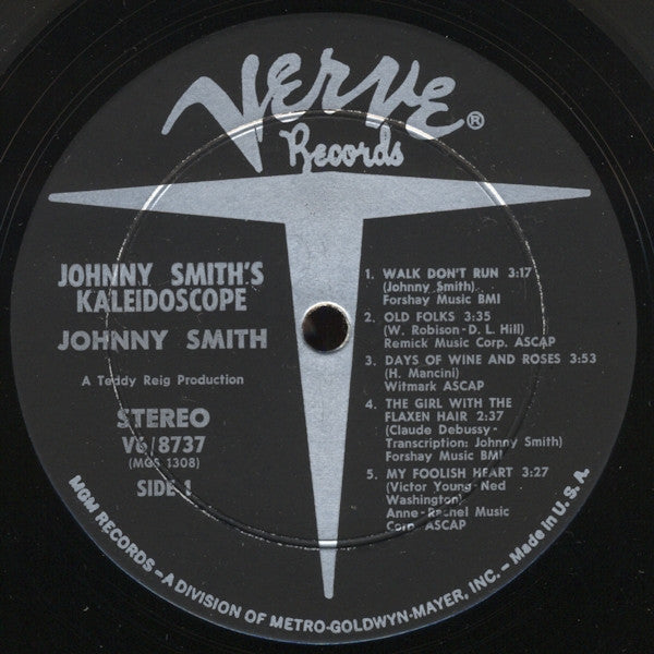 Johnny Smith : Johnny Smith's Kaleidoscope (LP, Album, gat)