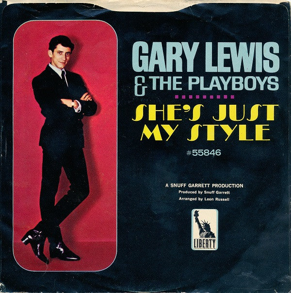 Gary Lewis And The Playboys* : She's Just My Style (7", Single, Styrene, She)