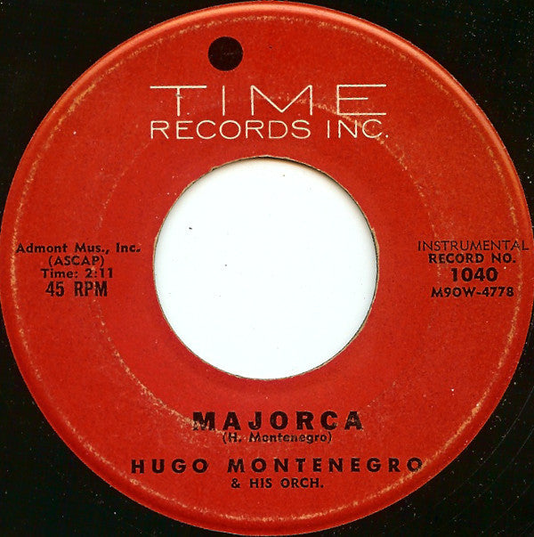 Hugo Montenegro And His Orchestra : (Theme From The Motion Picture) The Young Savages (7")