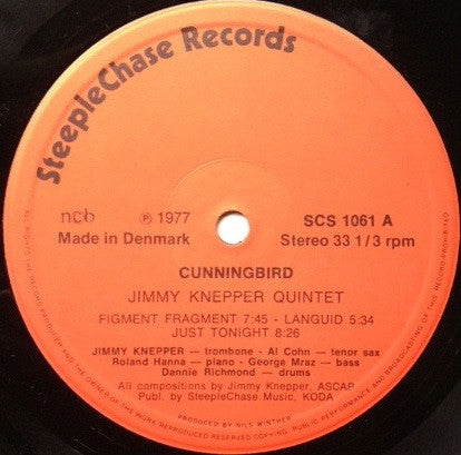 Jimmy Knepper Quintet : Cunningbird (LP, Album)