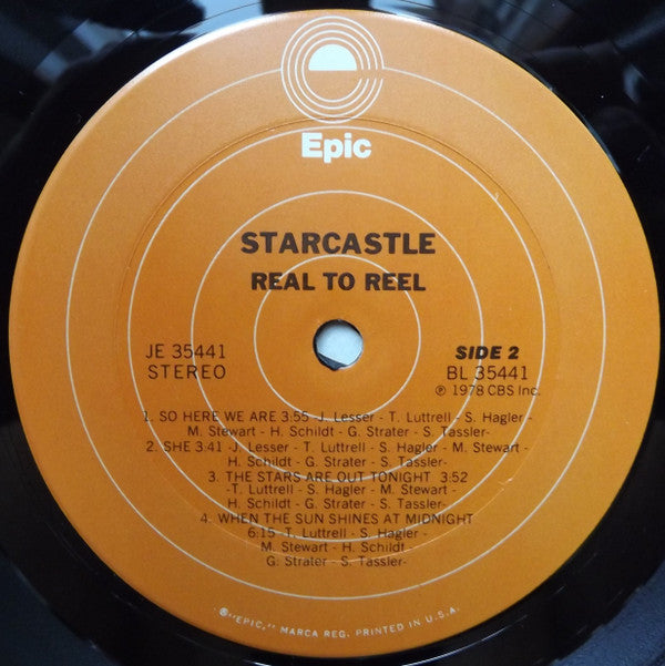 Starcastle : Real To Reel (LP, Album, Ter)