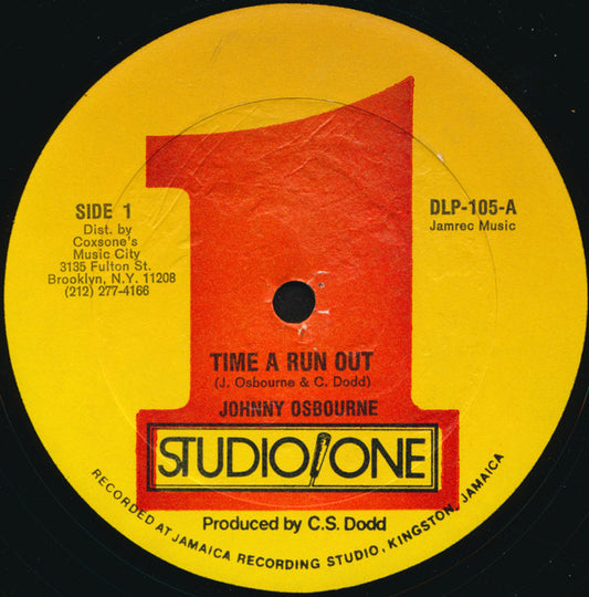 Johnny Osbourne / Jim Brown (2) : Time A Run Out / The Pressure (12")