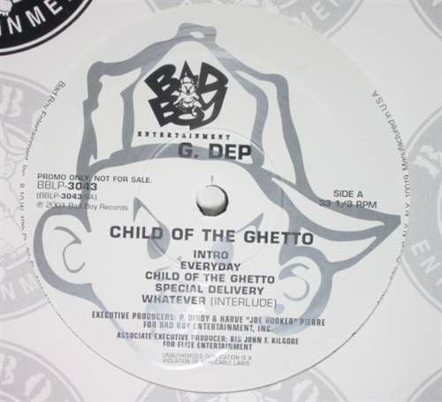 G.Dep* : Child Of The Ghetto (2xLP, Album, Promo, Cle)