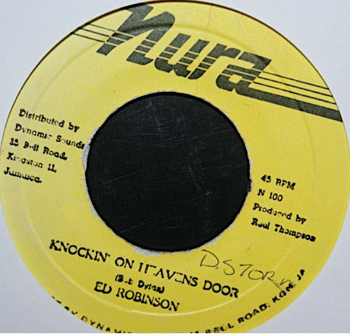 Ed Robinson : Knockin' On Heavens Door (7")