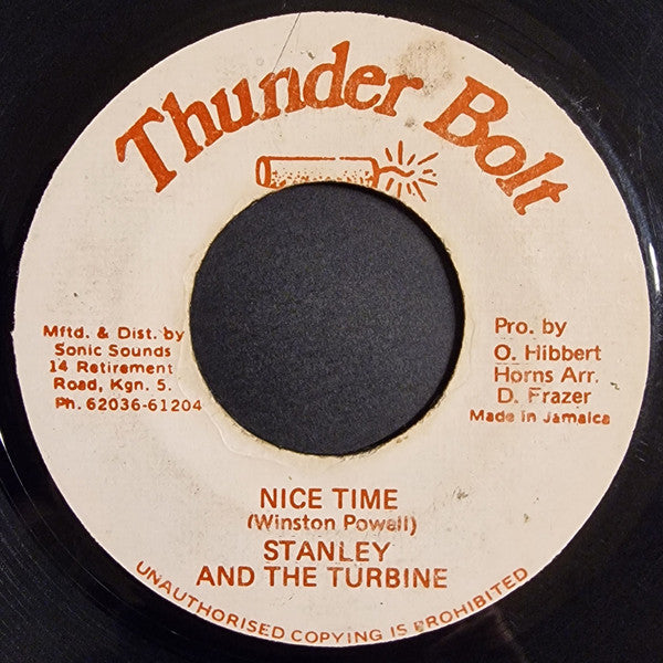 Stanley And The Turbines : Nice Time (7")