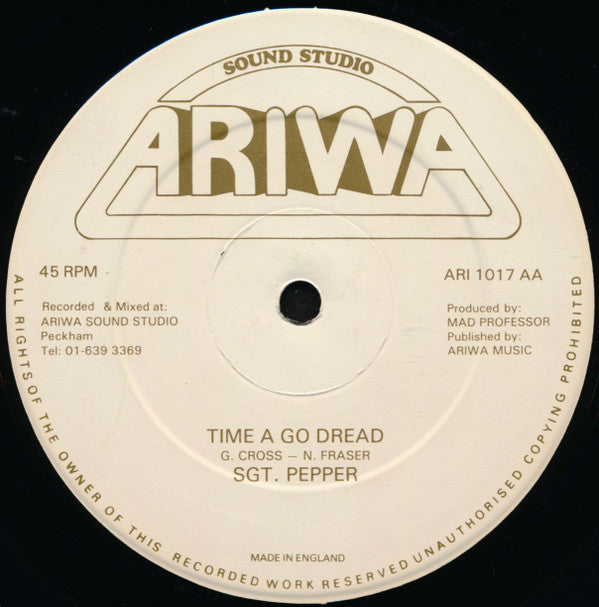 Mad Professor & Sane Inmates* / Sgt. Pepper : Bengali Skank / Time A Go Dread (12")