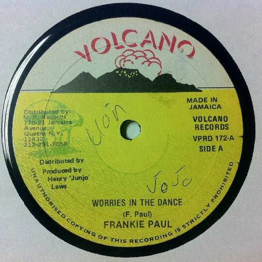 Frankie Paul : Worries In The Dance (12")