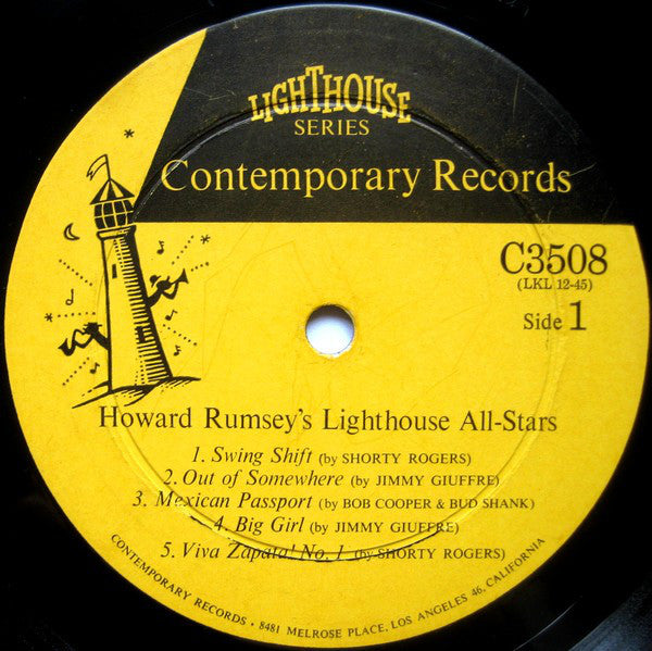 Howard Rumsey's Lighthouse All-Stars : Volume Three (LP, Album)