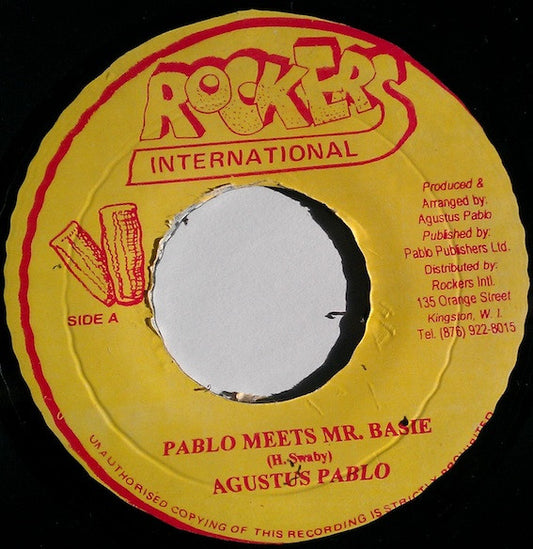 Augustus Pablo : Pablo Meets Mr. Basie (7")