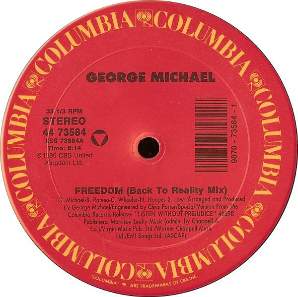 George Michael : Freedom (12")