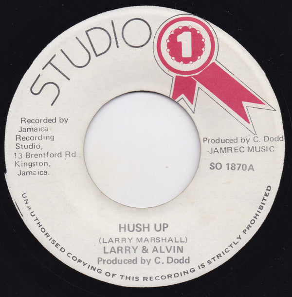 Larry & Alvin : Hush Up (7")