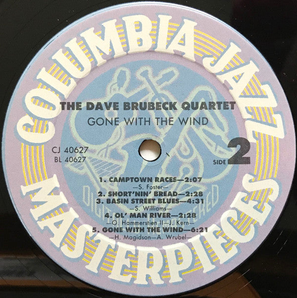 The Dave Brubeck Quartet : Gone With The Wind (LP, Album, RE, RM)