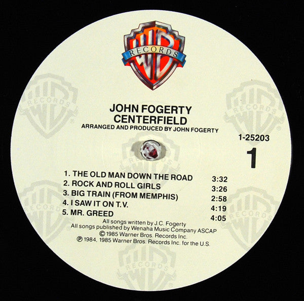 John Fogerty : Centerfield (LP, Album, Spe)