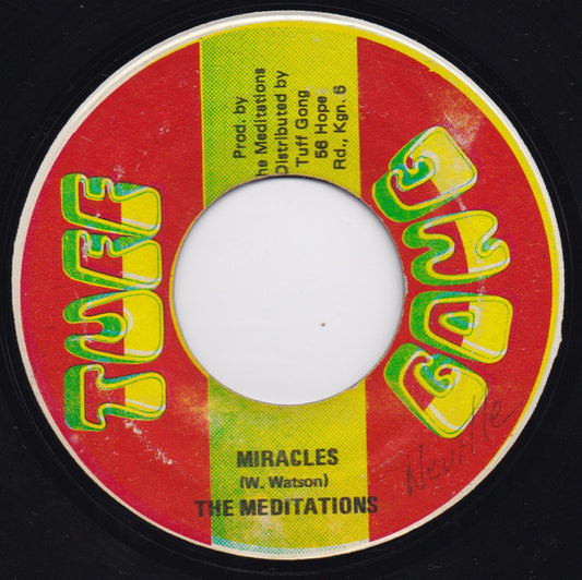 The Meditations : Miracles (7")