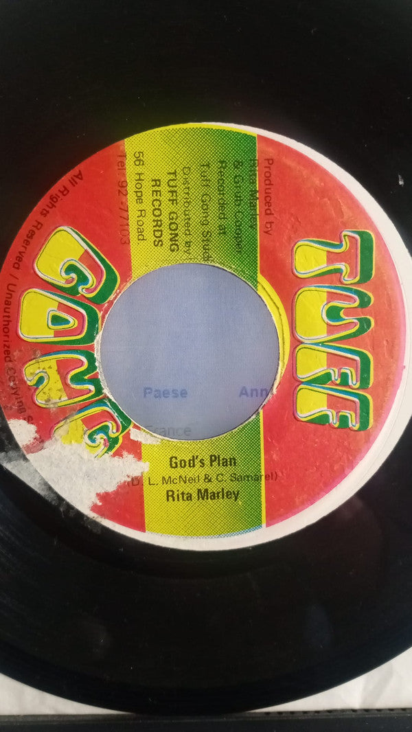 Rita Marley : The Beauty Of God's Plan (7")