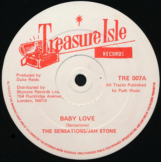 The Sensations / Jah Stone / Techniques* : Baby Love / Original Travelling Man (12")