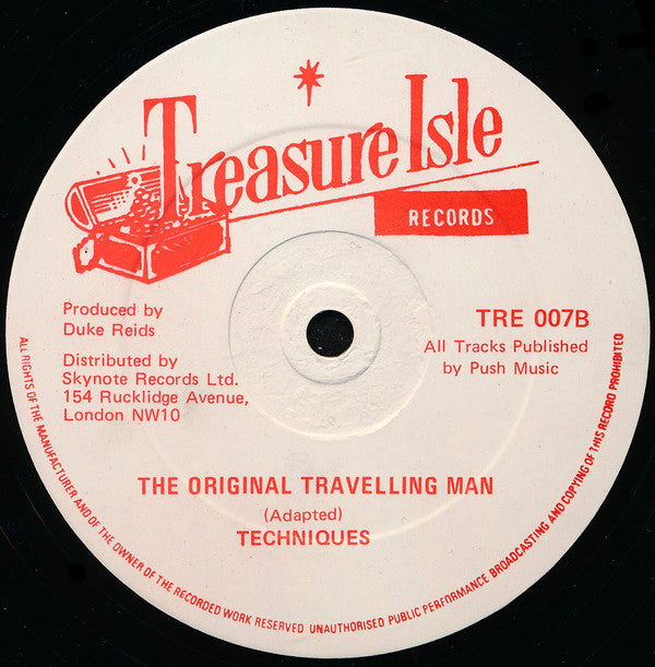 The Sensations / Jah Stone / Techniques* : Baby Love / Original Travelling Man (12")