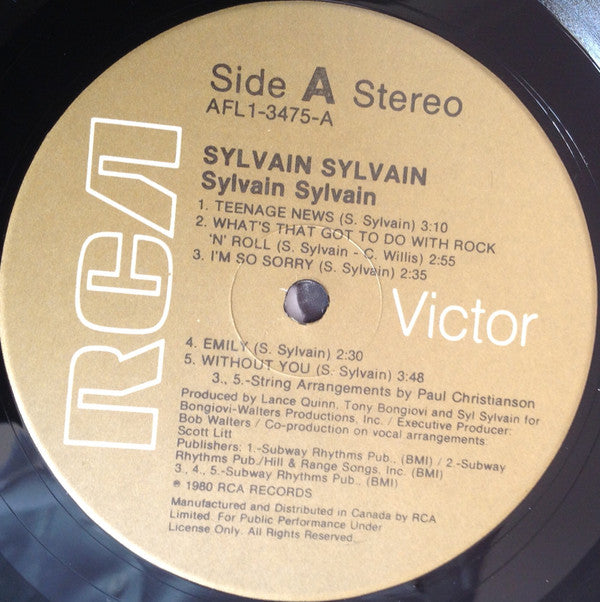 Sylvain Sylvain : Sylvain Sylvain (LP, Album)