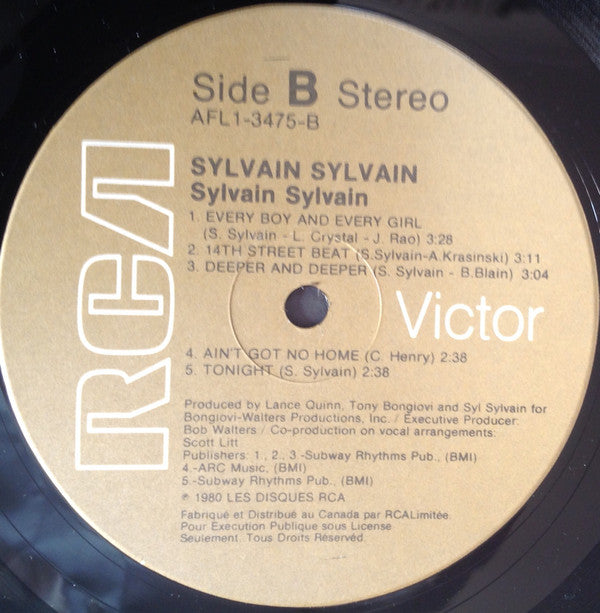 Sylvain Sylvain : Sylvain Sylvain (LP, Album)