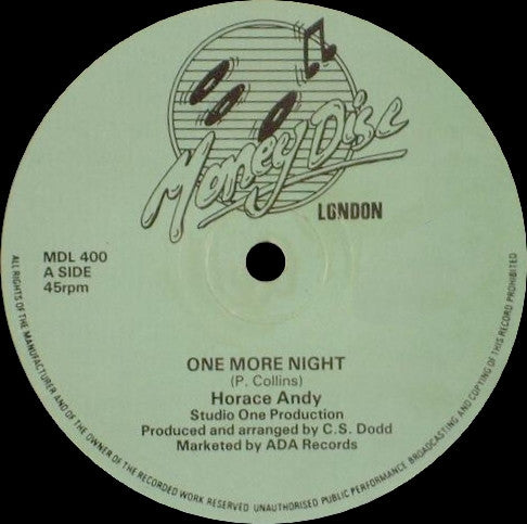 Horace Andy : One More Night (12")