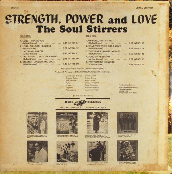 The Soul Stirrers : Strength, Power And Love (LP)