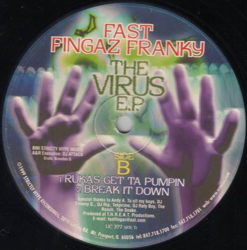 Fast Fingaz Franky : The Virus EP (12")