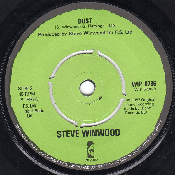 Steve Winwood : Still In The Game (7", Single)