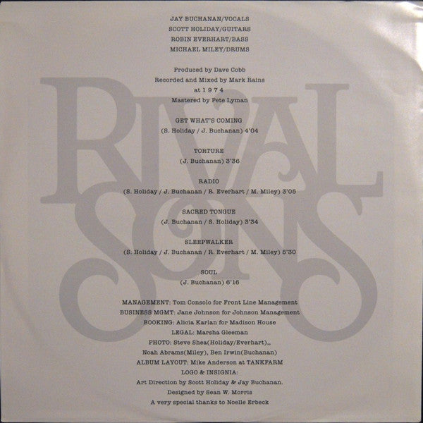 Rival Sons : Rival Sons (12", EP)