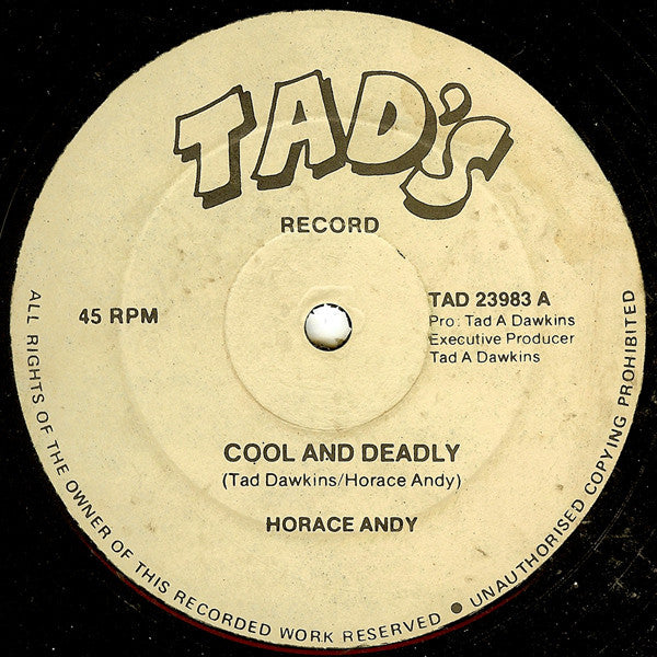 Horace Andy : Cool And Deadly (12")