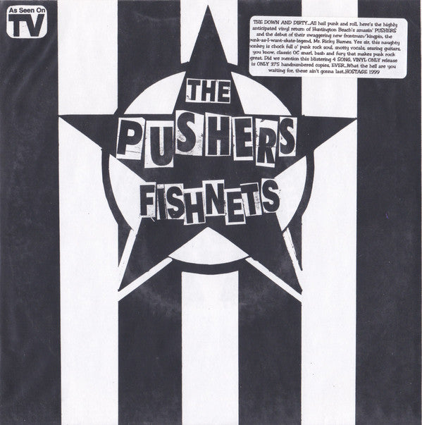 The Pushers (2) : Fishnets (7", EP, Ltd, Num)