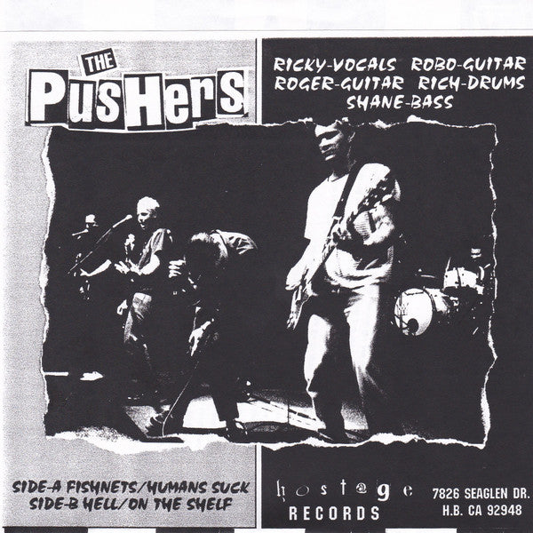 The Pushers (2) : Fishnets (7", EP, Ltd, Num)