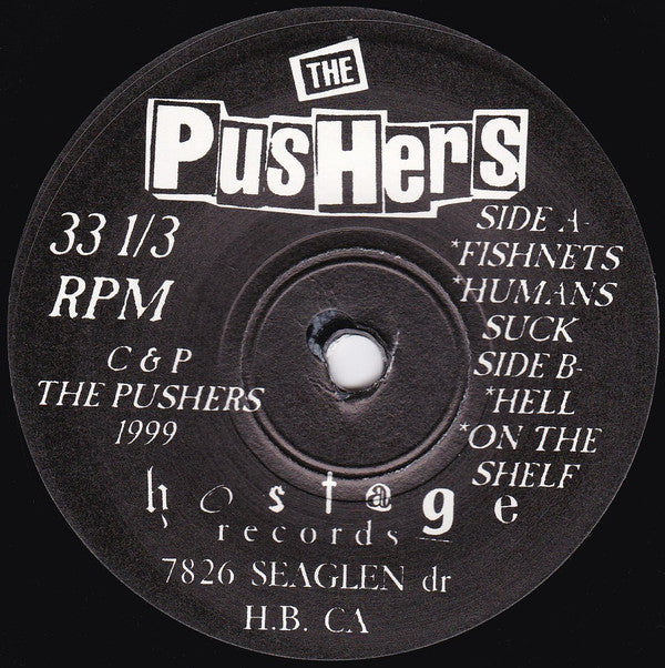 The Pushers (2) : Fishnets (7", EP, Ltd, Num)