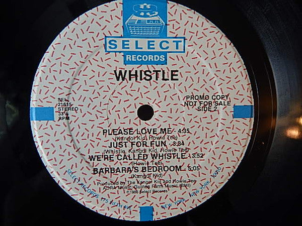 Whistle : Whistle (LP, Album, Promo)