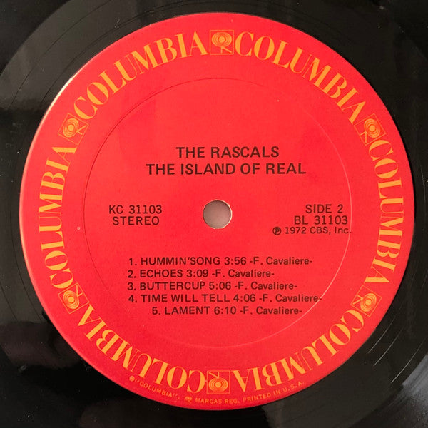 The Rascals : The Island Of Real (LP, Album, Pit)