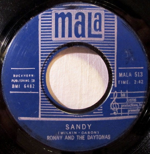 Ronny & The Daytonas : Sandy (7", Single, Styrene)