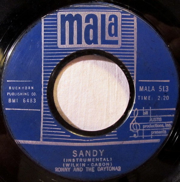 Ronny & The Daytonas : Sandy (7", Single, Styrene)