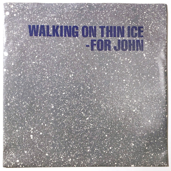 Yoko Ono : Walking On Thin Ice (7", Single, Promo)