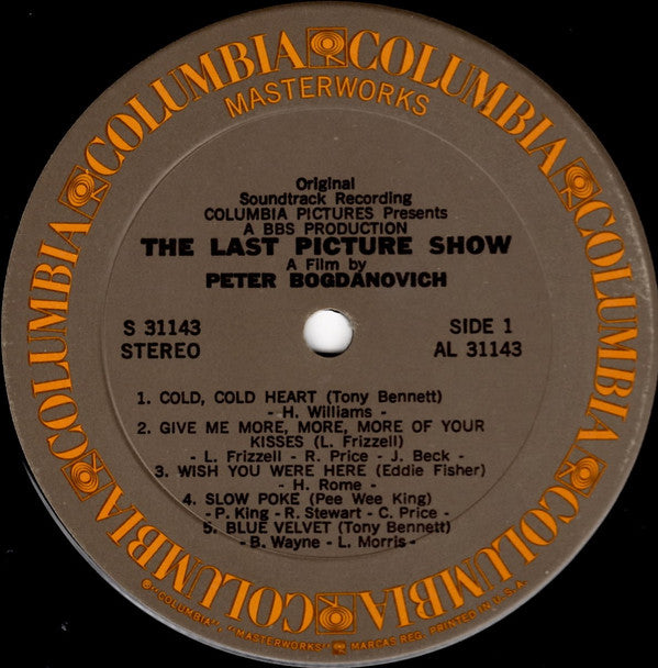 Various : The Last Picture Show (Original Soundtrack Recording) (LP, Album)