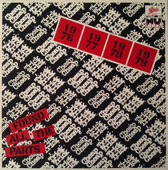 Cheap Trick : Found All The Parts (10", EP, Rob)