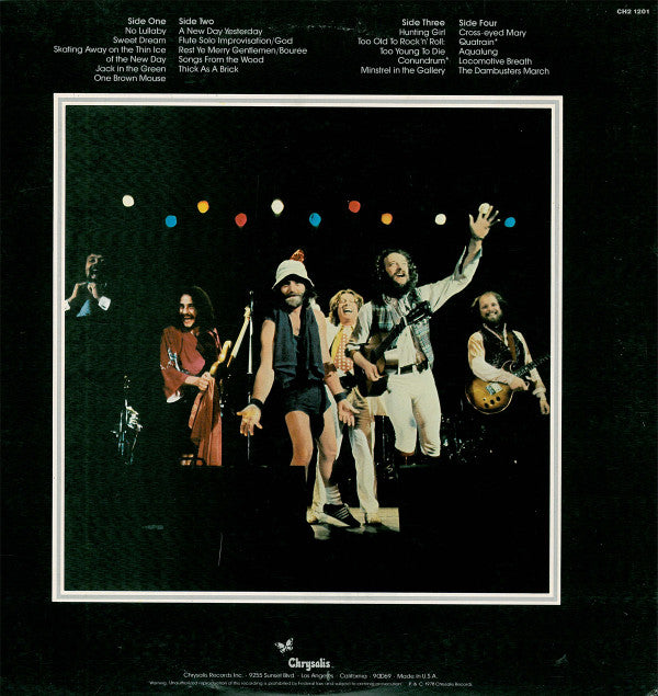 Jethro Tull : Live - Bursting Out (2xLP, Album, Emb)