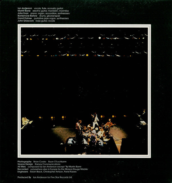 Jethro Tull : Live - Bursting Out (2xLP, Album, Emb)