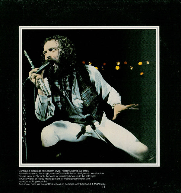 Jethro Tull : Live - Bursting Out (2xLP, Album, Emb)