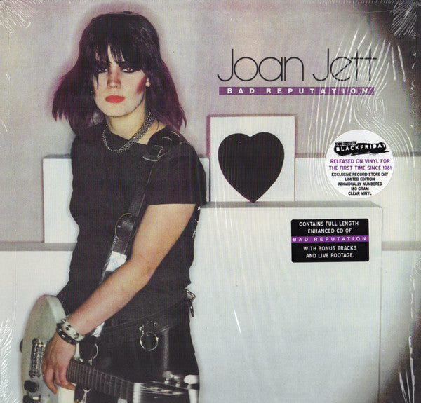 Joan Jett : Bad Reputation (LP, Album, RSD, Num, RE, Cle + CD, Album, Enh + Lt)