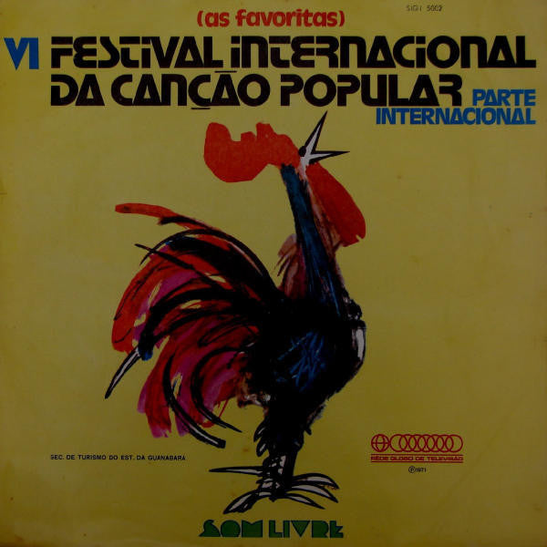 Various : As Favoritas - VI Festival Internacional Da Canção Popular (Parte Internacional) (LP, Comp, Mono)